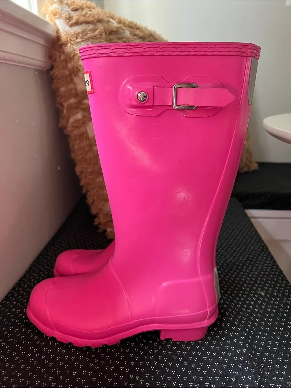 Pink Hunter Rain Boots
